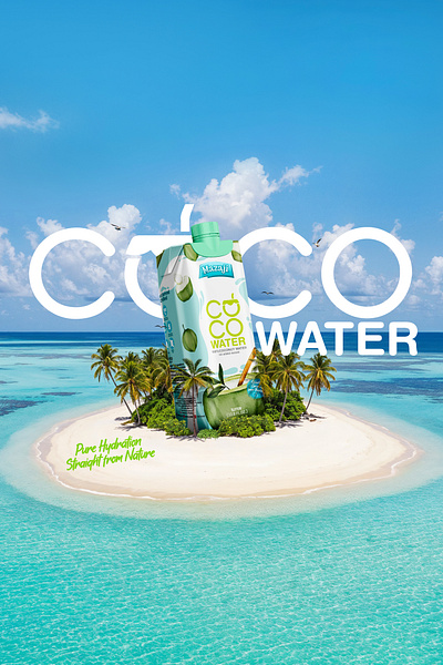 coconut water - coco alirezaadineh coco coconut coconut water coconutwaterpackaging cocowater island palm studioadineh