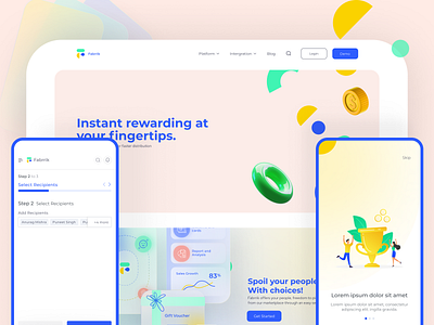 Fabrrik App branding creative agency design fabrrik reward app graphic design illustration logo product design ui user experience ux ux design