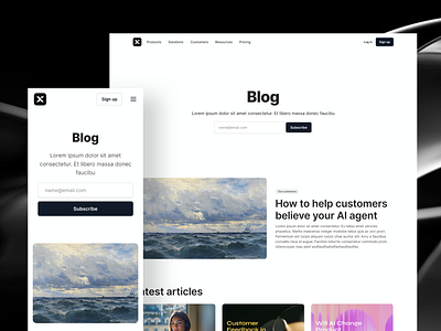 Blog - xperience uikit design graphic design ui ux web