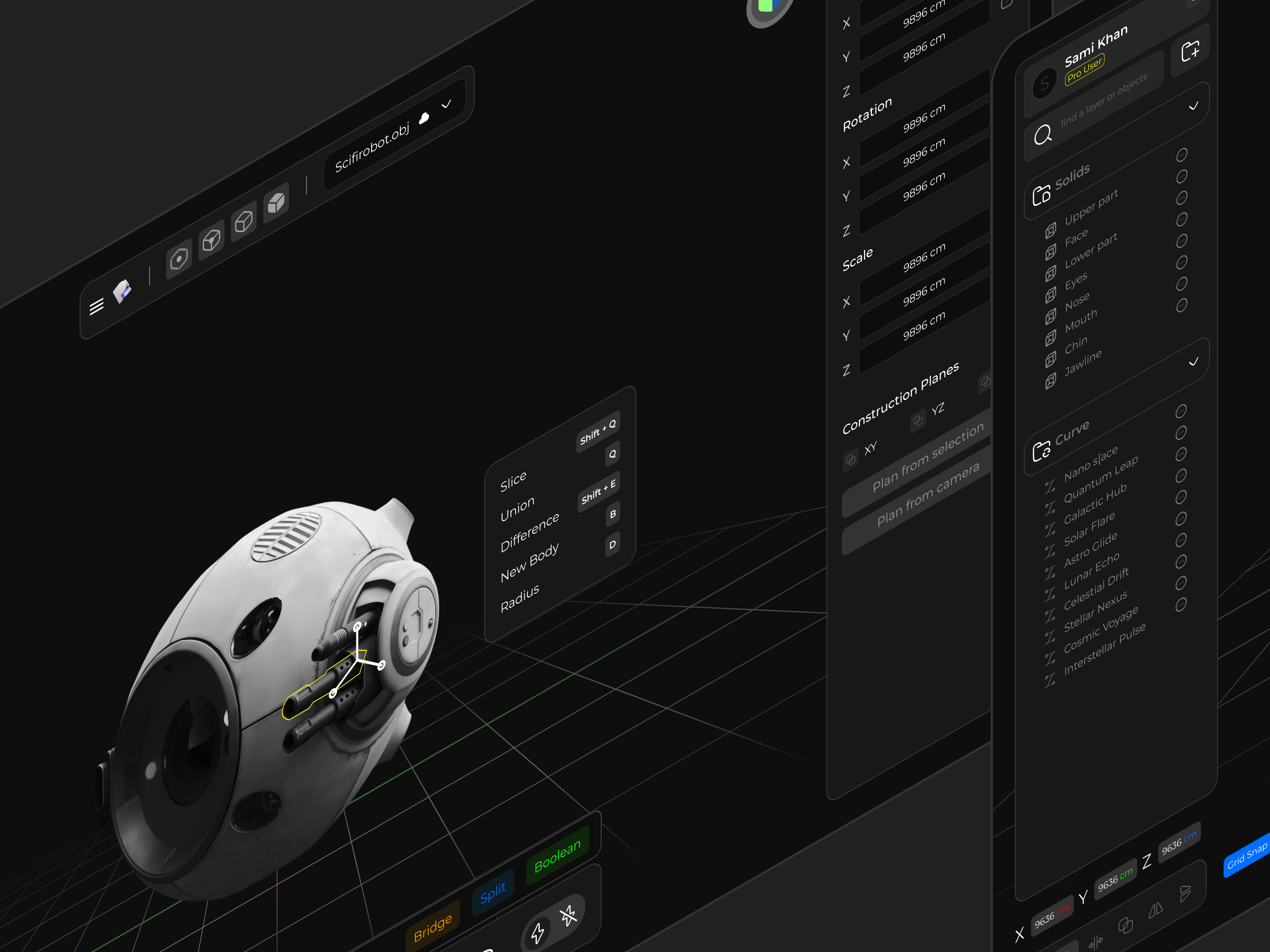 Example of Modern UI Design For Win & Mac Softwares
