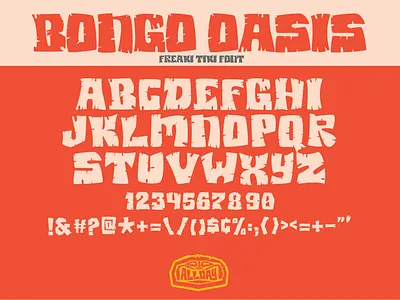 Bongo Oasis { type design } artwork branding design font graphic design illustration logo type type design vector