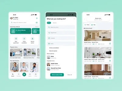 Telemedicine app concept app appointment book clinic doctor healthcare helth medicine mobile app online consultation search