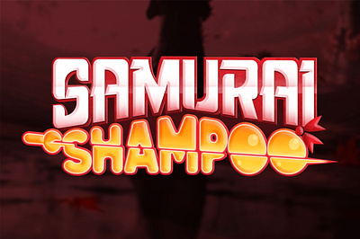 Samurai Shampoo Game Logo branding game gamelogo illustration illustrator logo