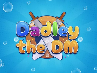 Dadley The DM game Logo branding design game gamelogo graphic design illustration illustrator logo vector