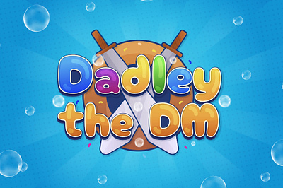 Dadley The DM game Logo branding design game gamelogo graphic design illustration illustrator logo vector