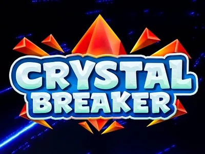 Crystal Breaker Game Logo branding design flat game gamelogo graphic design illustration illustrator logo vector