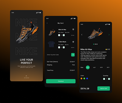 E-Commerce UI Cards app cards design e commerce fashion ui interface design shop ui ui ui design ux ux design visual hierarchy web design