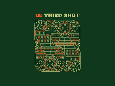 The Third Shot: Apparel Design apparel art badge branding clothing design geometric graphic design illustration line lineart logo merch merch design merchandise minimal monoline pickleball t shirt vintage