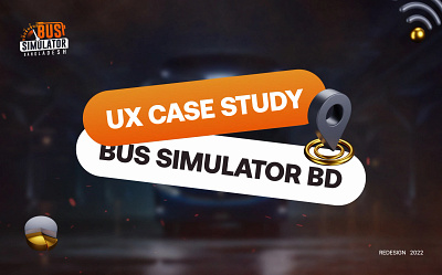 App UI UX Design Case Study - Mobile Game Bus Simulator app design design figma game ui design mobile app design ui ux