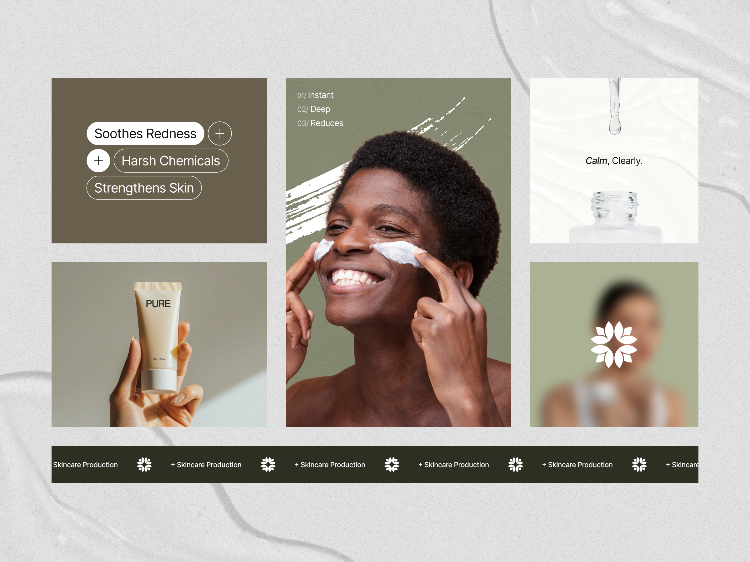 Example of Pure - Skincare Branding