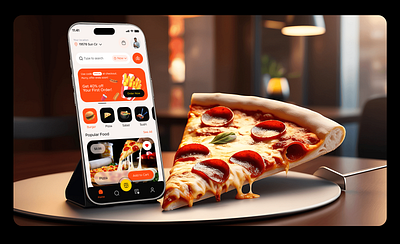 Healthy, Food Mobile App alcohol app design booking website card creative mobile app dark ui delivary detail eat ecommerce food food ordering food website mobile mobile app ui orange product design summary typogaphy ui design