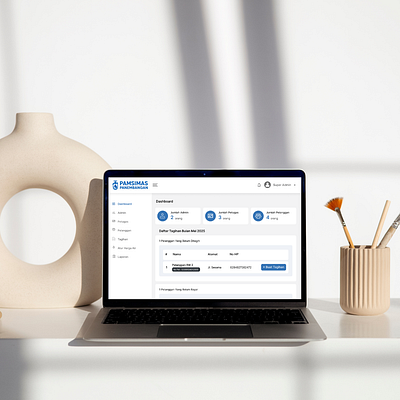 Pamsimas Project & Development App UI - Website app design ui design ui designer uiux uiux designer ux experience web design