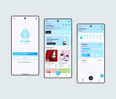Skincare Store App UI - Intern