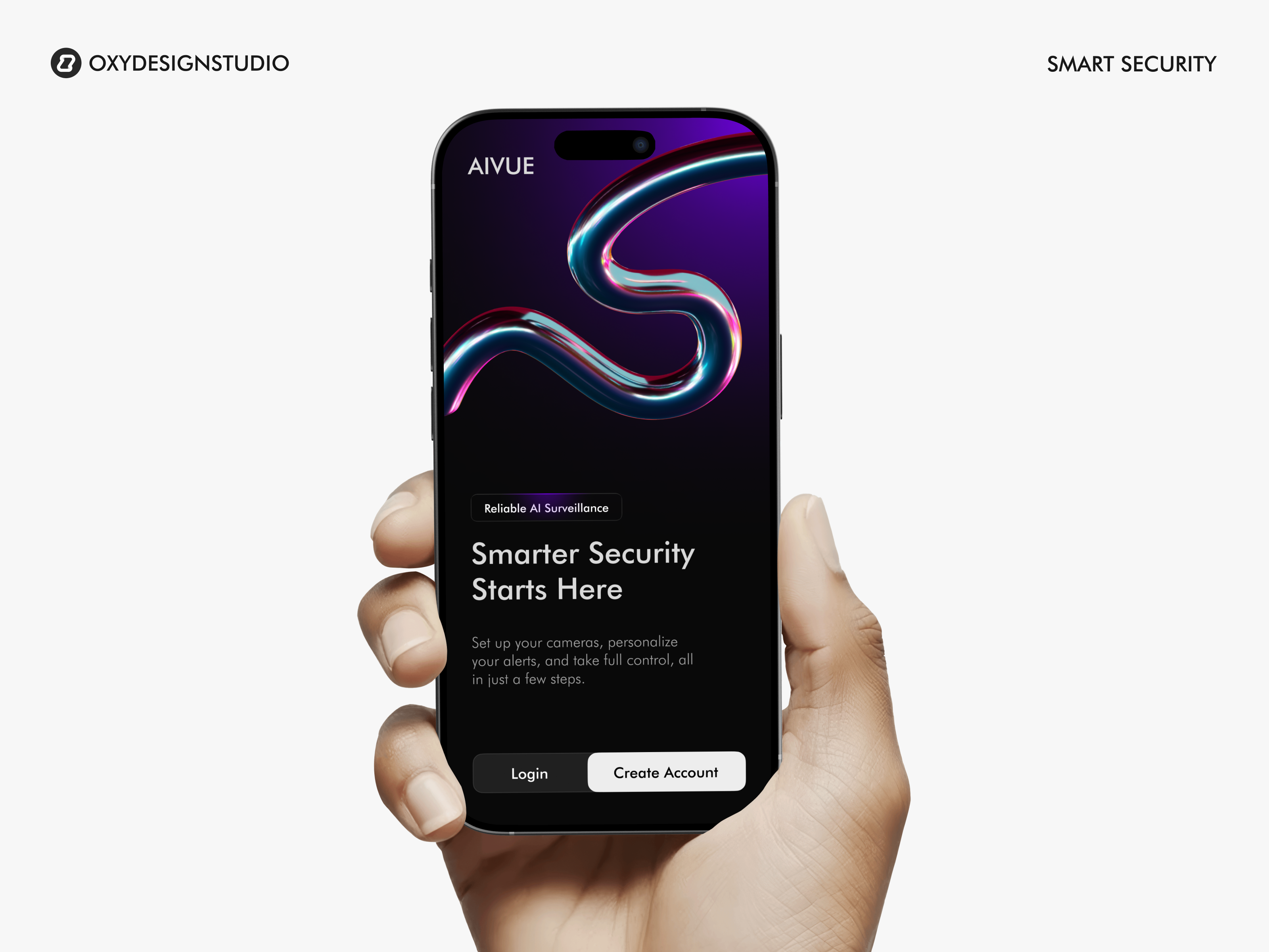 Smart Security App app app design application dark mode mobile app security ui ui design uiux user interface ux design