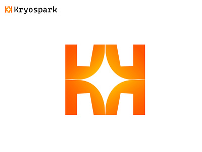 Geometric K Letter Logo with Spark Symbol branding geometric k letter logo k logo letter k logo logo design software logo spark spark icon spark logo sparkle star
