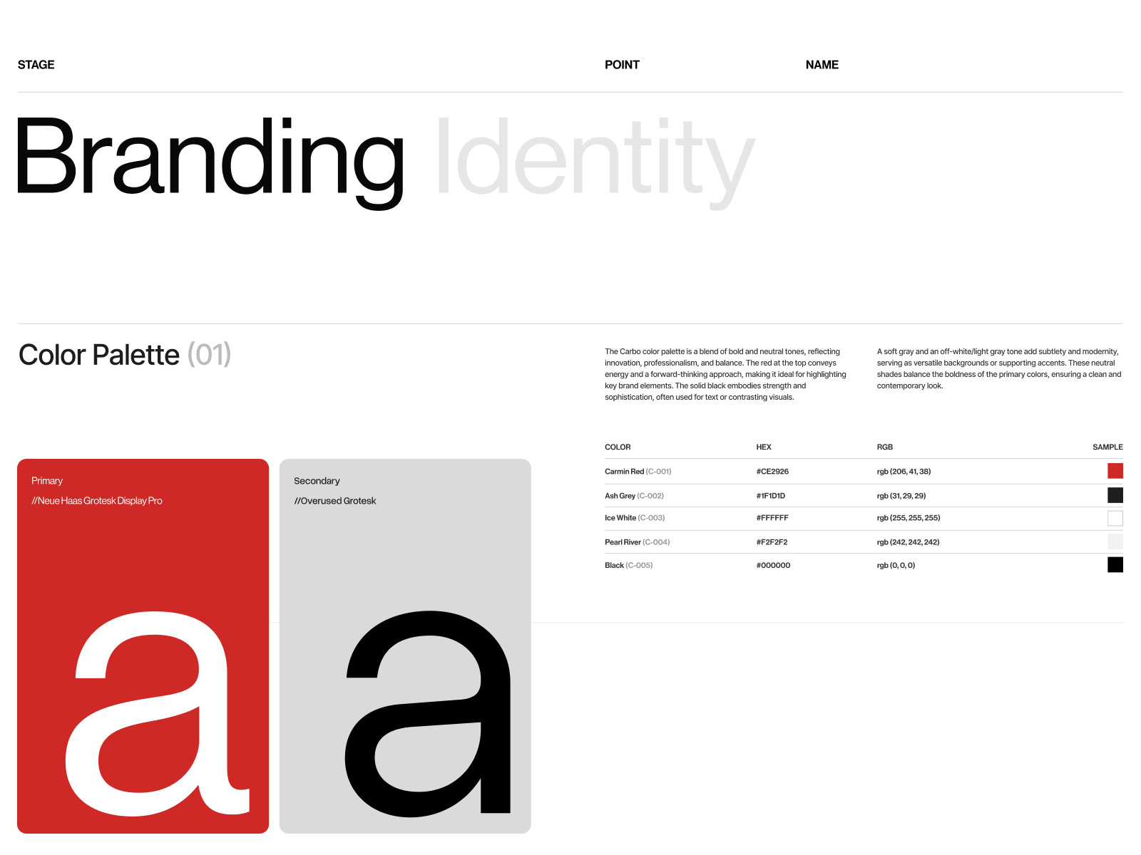 Example of Starter Branding. Logo & Identity