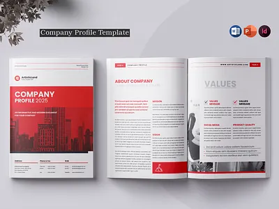 Company Profile Template brand branding brochure brochure template company profile company profile template corporate design graphic design profile template