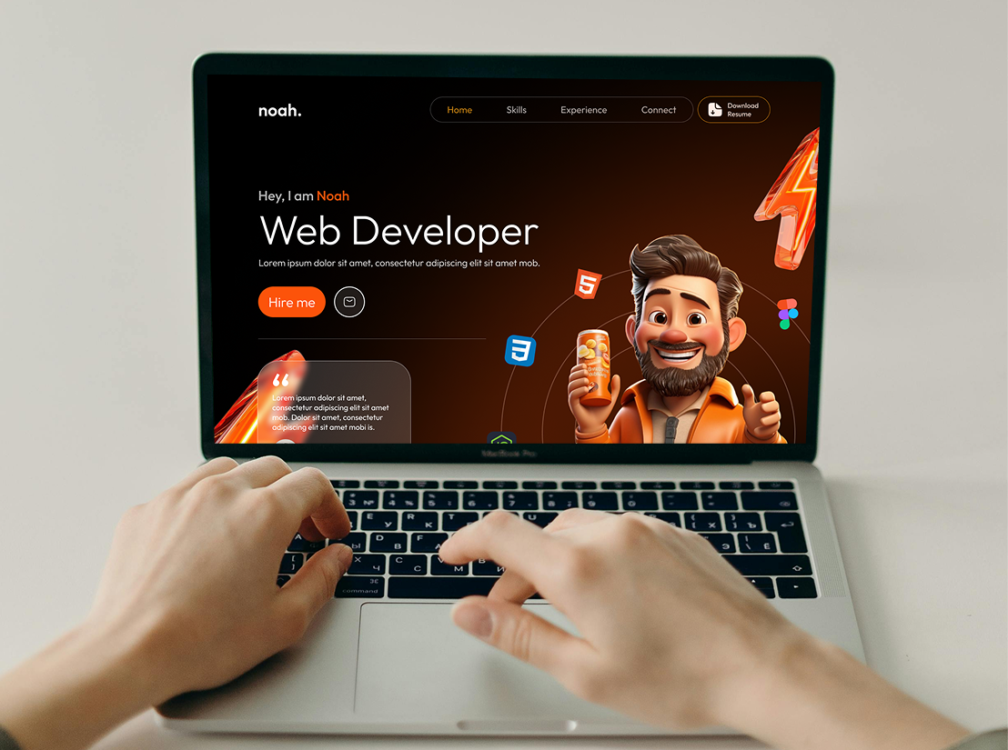 Portfolio website design with Figma brading figma figma design figma ui figma website graphic design hero section home page landing page portfolio portfolio website ui uiux web design web designer web developer website design wordpress zulqarnain ali zuqlarnain