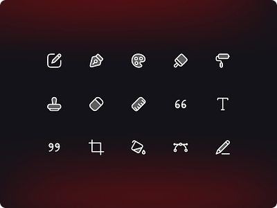 Creative Editor Duotone Icons by Iconstica icon icon library icon set iconography