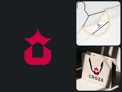 Clothing Brand Logo branding c clothing logo crown logo elegant logo fashion fashion brand icon logo logo design logo designer logotype luxurious luxury minimalist modern logo