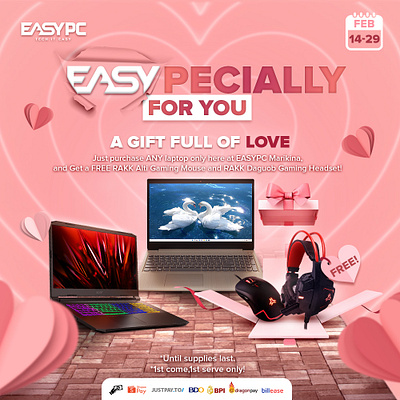 FEB VALENTINES PROMO EASYPC heart pink promo valentines