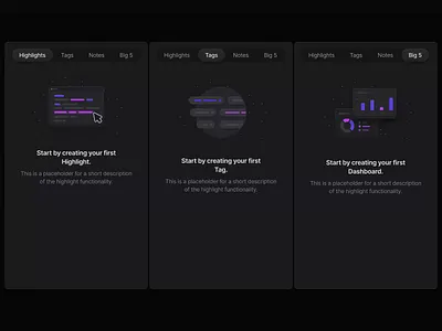 More empty state icons I designed for a project? icons illustration product design saas web app