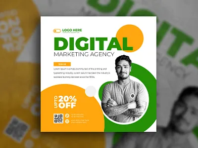 Marketing agency social media banner agency banner business company conference corporate design graphic design marketing post social media template webinar