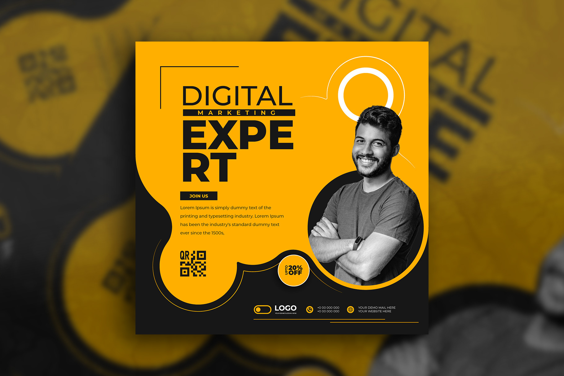 Example of Create Promotion Banner For Marketing