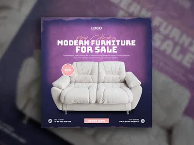 Furniture sale banner banner business design furniture furniture sale graphic design marketing promotion sale sofa table template