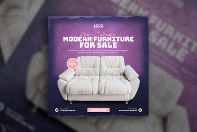 Furniture sale banner banner business design furniture furniture sale graphic design marketing promotion sale sofa table template