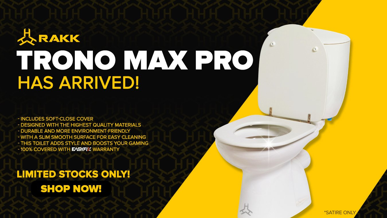 RAKK GEARS APRIL FOOLS rakk yellow
