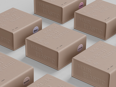 Kacsa package beauty hair branding brand identity package box packaging