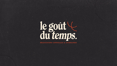 Le Goût du Temps affiche alexandre menu branding caviste design france fromages graphic design hauts de france herbie identité visuelle illustration lambersart lille logo marque poster vin wine