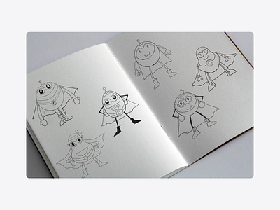 CreditReady mascot sketches branding character character design drawing finance fintech graphic design illustration kinexa.agency kinexaagency mascot mascot design sketch vector