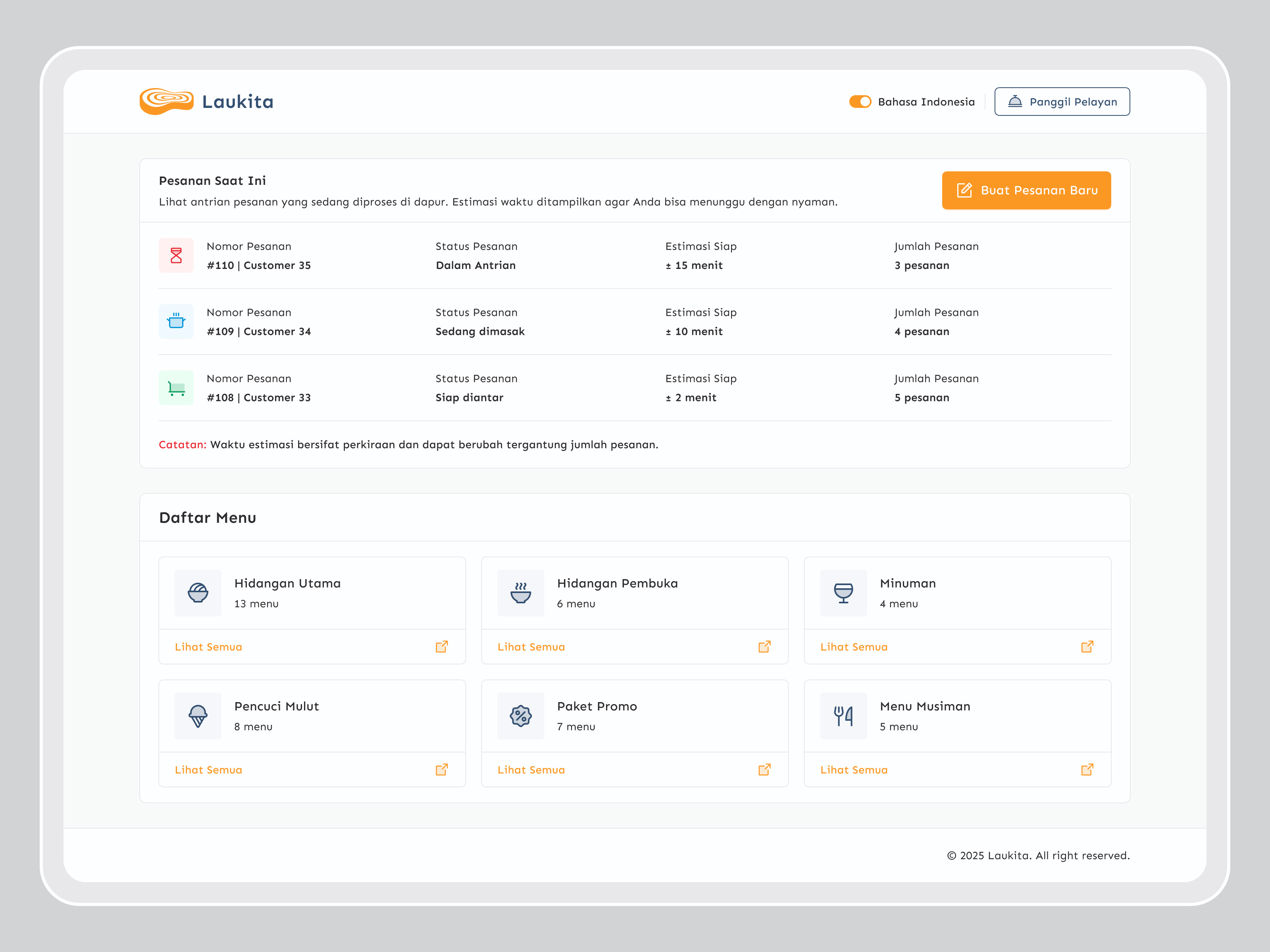 Laukita | POS App for Café & Restaurant designsystem desktopdesign figma foodapp foodtech orderingsystem posapp productdesign selforder uidesign uxdesign uxui