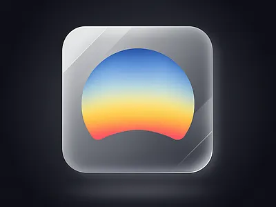 Glassmorphism logo glassmorphism logo