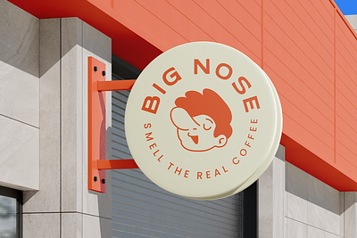 Big Nose Coffee Shop Brand Design app bakery beverage brand identity branding branding designer coffee shop design graphic design illustration logo merchandise modern packaging playful restaurant simple vector visual identity