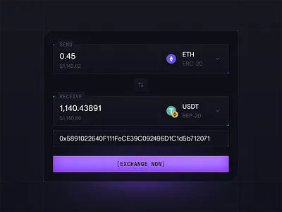 🪙 Crypto Exchange — Pop Up Design | Web3 Swap, DEX crypto crypto cards crypto design crypto popup crypto swap defi design dex exchange exchange design exchange popup popup swap swap ui ui