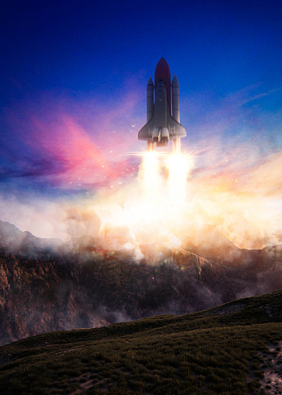 Taking Off art concept design digital illustration movie photo manipulation poster realism