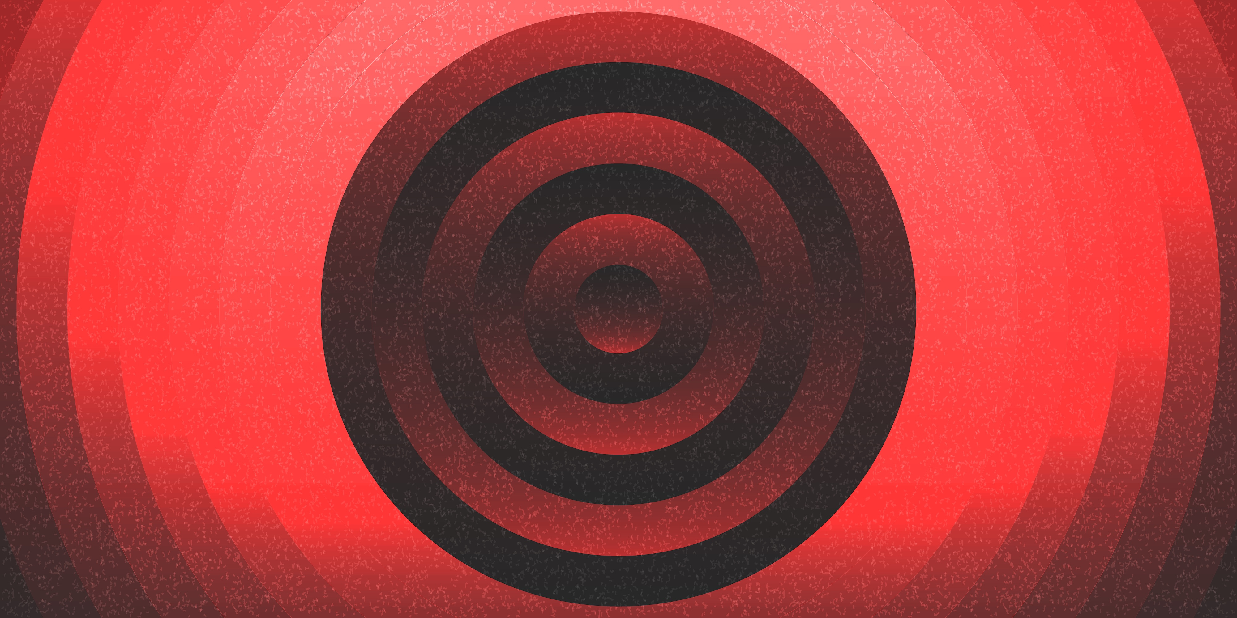 Radiant circular pattern with red waves. 3d effect circles circular pattern circular wave concentric circles dark red focal point geometric design glowing radial texture hypnotic circle noise texture portal bbackground poster style artwork radial layout red color scheme ripple effect vector visual center composition wave poster
