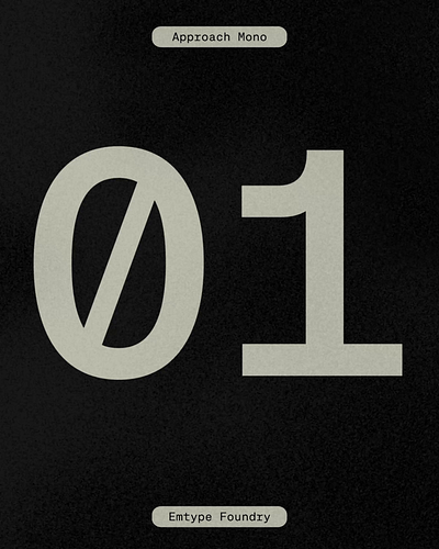 Approach Mono animation modern motion graphics