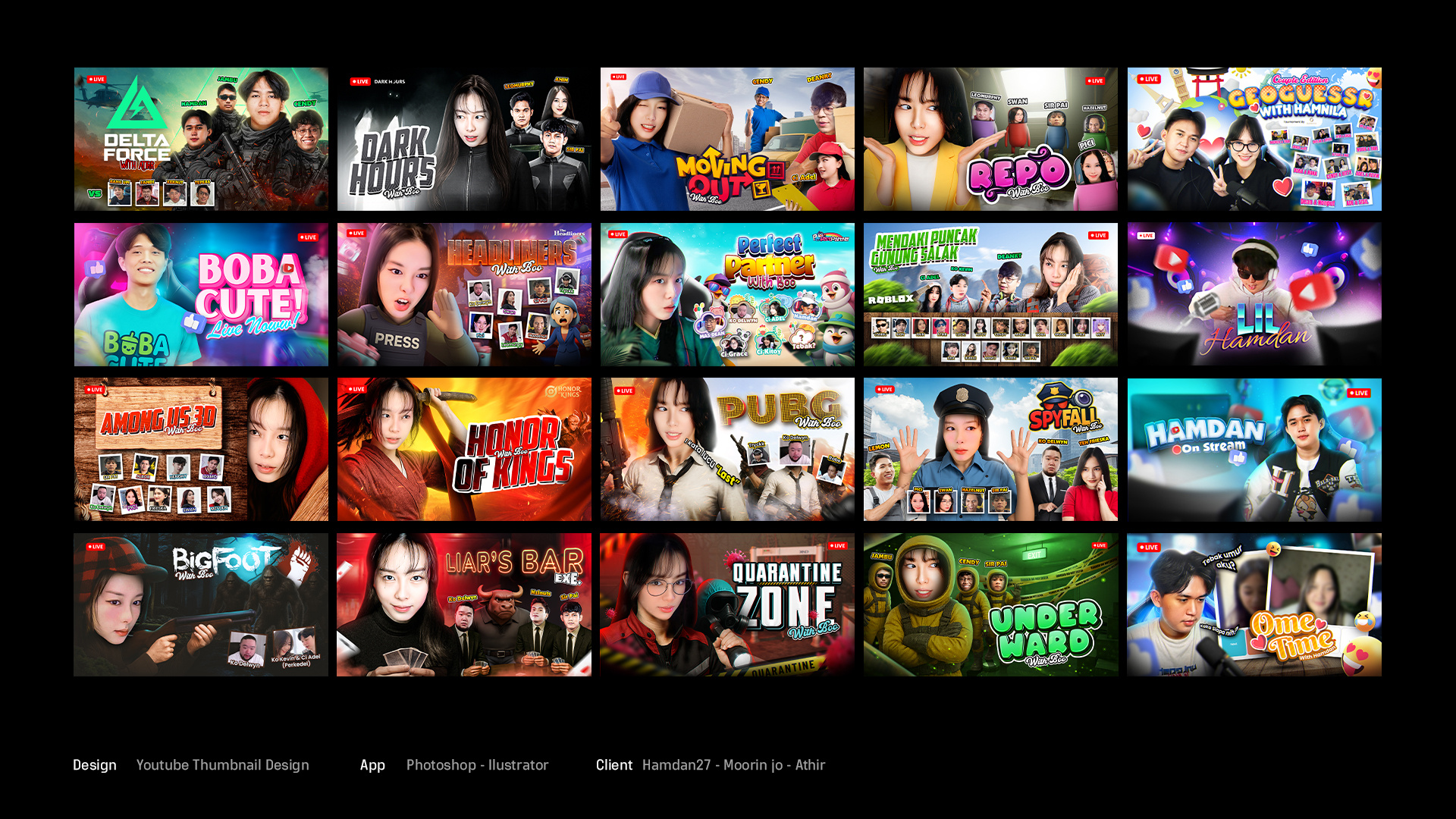 Youtube Thumbnail Design design designer graphic design graphic designer illustration live streaming poster thumbnail thumbnails youtube thumbnail youtuber