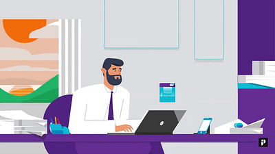 Breaking Down Blockchain with 2D Animation✨🎯 2d 2d animation 2danimation adobeillustration ai animation animationdesign character design creative design fintech geometric graphicdesign mobile motion graphics motion video