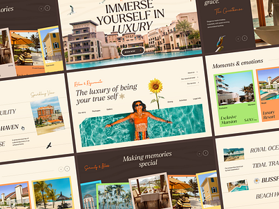 Havanza - Luxury Resort Landing Page Website design service farzan faruk holiday stay homepage hotel booking hotel landing page hotel website landing page landingpage luxury spa resort booking resort website travel website vacation stay villa landing page web design web site website website design website designer