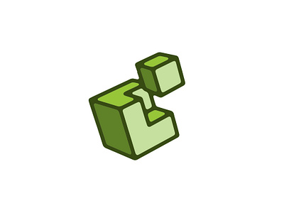 3D cubes - logo design 3d branding cubes geometric hi tech information logo logo design technology