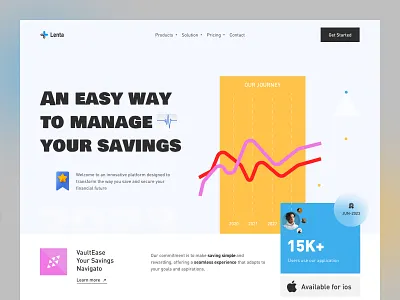 Finance Landing Page finance finance saas finance website fintech saas fintect saas saas ui saas website ui design uiux design web design website website design