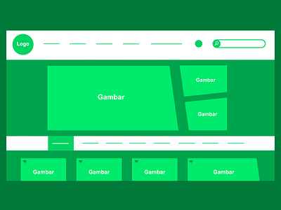 Re-design Website Webtoon ui