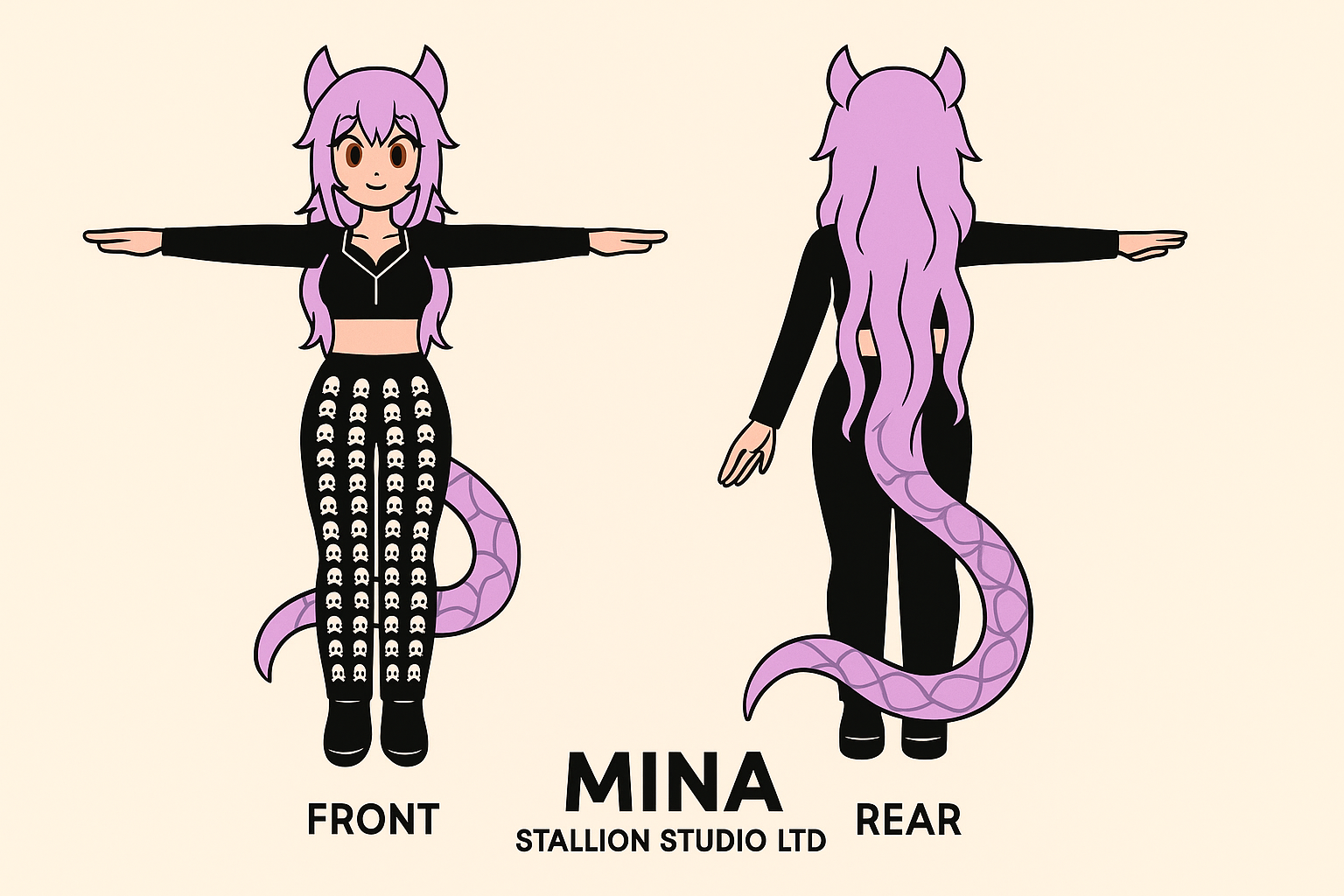 Name: Mina 🐾 Platform: VRChat (Quest Compatible) by Hammad Hussain on ...
