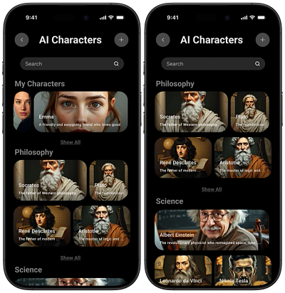 Ai Chat App (v1) ai android app design figma flutter ios mobile ui