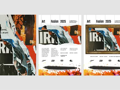 Event Poster - Art Fusion 2025 art event event poster graphic design poster ui